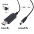 USB to 9V Adapter - DC 5V to DC 9V Step Up Cable Cord with DC Jack 5.5 x 2.1mm for Fan, Table Lamp, Piano Keyboard, Bluetooth Audio, Wireless Rout...