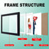RPJC 8x10 inch Picture Frames Made of Solid Wood and High Definition Glass Display Pictures 5x7 with Mat or 8x10 Without Mat for Wall Mounting Pho...