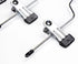 2 Quality Pant Skirt Trouser 4-Tier Pants Metal Hangers Heavy Duty Metal and Clips, Great for Slacks, Trousers, Jeans, Towels (2)...