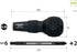VESSEL BALL GRIP 1/4" Hex. Bit Interchangeable Screwdriver (Bit 1PC. (+2 and -6) SET. 220W62J)...