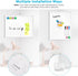MaxGear Double-Sided Dry Erase Board for Wall, 16"x12" Hanging Whiteboard, Small Dry Erase White Board with 3 Markers&4 Magnets, Portable Whiteboa...