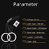 GrandviewTM 1-set 70MM Multi-Color RGB LED Halo Rings Light COB 72SMD Smart Phone iOS Android App Bluetooth Control Car Angel Eyes Circle Ring Hea...