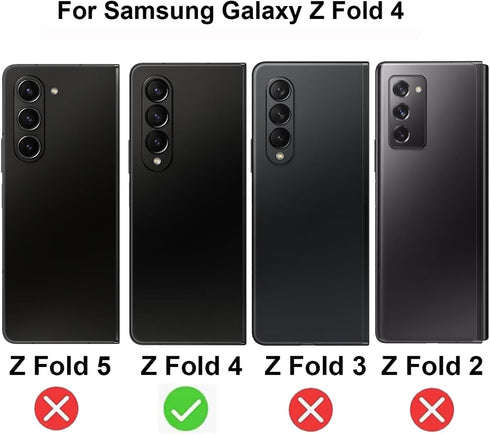 Anti-Blue Privacy Tempered Glass For Samsung Galaxy Z Fold 4 2022 Mirror Anti-Spy Anti-Peeping Screen Protector Front+Back Film Electroplated Grad...
