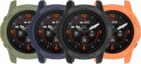 Protective Case for Garmin Fenix 7X/Fenix 7X Pro/EPIX Pro 51mm Case Cover Bumper Shell TPU Anti-Scratch Frame for Garmin EPIX Pro 51mm/Fenix 7X/Fe...