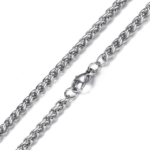 Mens Arrow Necklace Taurus Pendant Chain for Men 24 Inch Stainless Steel Chain...