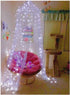 Eimilaly Bed Canopy Mosquito Net, Bed Canopy for Girls Room Decor - Insect Protection Hanging Canopy for Adults, Babies, Outdoor Camping, Pink/No ...