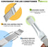 3PCS Steel Air Conditioner Fin Comb, 3 PCS Air Condenser Evaporator Cleaning Brush, Coil Whisk Brush, Improving Air Conditioning Operation and Enj...