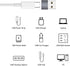 nonda USB C to USB Adapter (2 Pack), USB-C Female to USB Male, USB Type C Female to USB OTG Adapter for MacBook Pro 2015/2013, MacBook Air 2017/20...