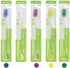 Orthodontic V-Shaped Toothbrush - Medium Bristle, Tongue Cleaner, Interproximal Head Ideal for Ortho Braces Cleaning, Double Extreme Toothbrush,1 ...