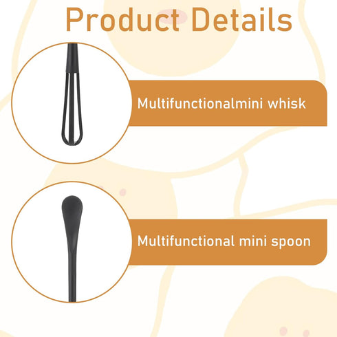 3 Pcs Tiny Whisk, Whisk Tool, Multifunctional Small Whisks for Cooking, Mini Whisk, Mini Small Wisk for Blending, Whisking, Beating Ingredients, M...