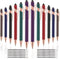 12 PCS 2-in-1 Stylus Retractable Ballpoint Pens,Pen with Stylus tips, 1.0 mm Black Ink Metal Pen Stylus Pens for Touch Screens,12 Pens and 12 Refi...