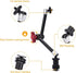 UTEBIT 11 inch Magic Arm, Camera Mount Articulating Friction Arms with Super Crab Clamp for DSLR Camera Rig, Flash Light, LED Lights, LCD Monitor...