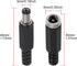 AITRIP 20 Pairs (40PCS) DC Socket 5.5mm x 2.1mm Female DC Barrel Jack Solder DC Connectors 5.5x2.1mm DC Power Plug Male Female Jack Socket Nut Pan...