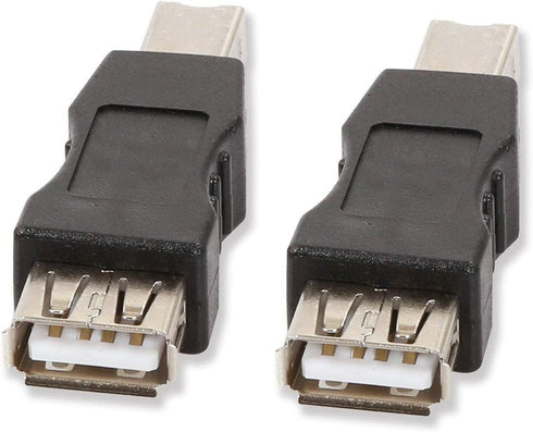 ELECTOP 2 Pack USB 2.0 A Female to USB B Print Male Adapter Converter...
