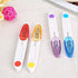 Purple Plastic Handle & Safety Cover Sewing Scissors Clothes Thread Embroidery Cross-stitch Craft Clipper Cutter Tailor Nippers,Snips Trimming Nip...