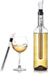 Iceless Wine Chiller Stick 3-in-1 Stainless Steel Wine Bottle Cooler Stick Chilling Rod with Aerator and Pourer - Wine Accessories Gift...