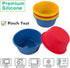 Webake Silicone Cupcake Baking Cups Set of 8, Air Fryer Muffin Pan Jumbo Muffin Liners Reusable Large Individual Muffin Tin, 3.5 Inch Mini Cake Pa...
