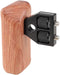 CAMVATE DSLR Wood Wooden Handle Grip Mount Support for DV Video Cage Rig (Left Hand) - 1242...