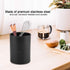 Kitchen Utensil Holder, 3.9x5.1in Utensil Holder for Kitchen Counter Stainless Steel Utensil Holder Spoon Holder Black Utensil Holder Cooking Uten...