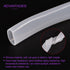DMiotech 7/8"(22mm) ID 1"(26mm) OD 3.3 Feet Silicone Tube Translucent Industrial Silicone Tubing for Water Air Pump...