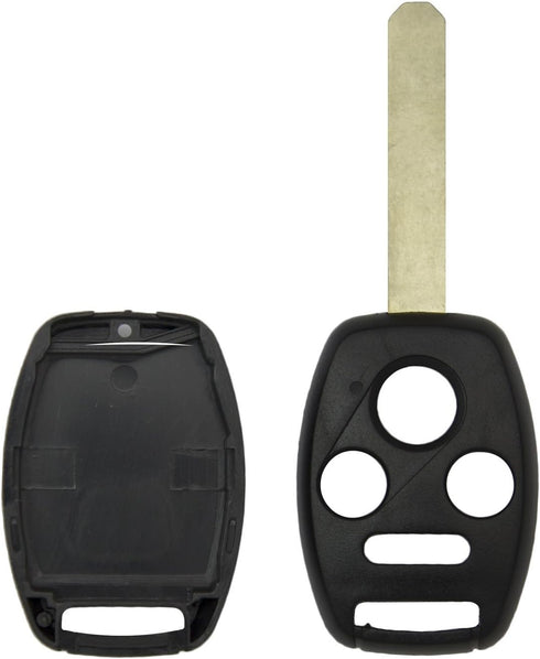 Keyless2Go Replacement for New Uncut Remote Head Key Shell with Chip Holder for Select Accord Element with FCC OUCG8D-380H-A - Shell ONLY (2 Pack)...