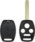 Keyless2Go Replacement for New Uncut Remote Head Key Shell with Chip Holder for Select Accord Element with FCC OUCG8D-380H-A - Shell ONLY (2 Pack)...