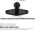 Aluminum Alloy AMPS to 17mm Ball Adapter, Drill Mount Ball Plate Base Meets Industry Standard AMPS Hole Pattern,Compatible with Garmin Nuvi Dezl D...