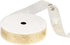 Holijolly Gold Sheer Gift Ribbon - Snow Yarn Ribbon with "Mr & Mrs" Lettering and Ring Print for Wedding Shower - 3/4 inch x 10 Yard...