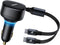 Baseus USB C Car Charger, Retractable Type C Car Charger 2-in-1 Car Charger 33W, Fast Car Charger Adapter Compatible with Samsung Galaxy S22/21/20...