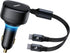 Baseus USB C Car Charger, Retractable Type C Car Charger 2-in-1 Car Charger 33W, Fast Car Charger Adapter Compatible with Samsung Galaxy S22/21/20...