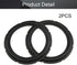 Fielect 10 Inch Black Notch Speaker Rubber Edge Surround Rings Replacement Parts for Speaker Repair or DIY 2pcs...
