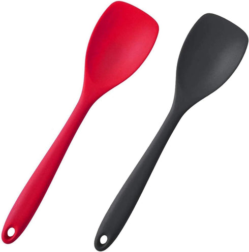Silicone Spatulas Spoon Set of 2,Non-stick Heat Resistant SiliconScraping Kitchen Baking Bakeware,Silicone Scraper Scoop Mixer for Stirring, Scoop...