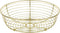 IBWell® Gold Fruit Bowl for Kichen Countertop, Round Wire Fruits Breads Vegetables Snacks Canddy Basket - 11.2"x3.6"(DxH)...