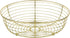 IBWell® Gold Fruit Bowl for Kichen Countertop, Round Wire Fruits Breads Vegetables Snacks Canddy Basket - 11.2"x3.6"(DxH)...