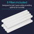 Vive Mini Humidifier Filter Replacements (8 Pack) - 90 Days Per Stick - For Travel, Car, Baby Bedroom, Office - Portable Clean Personal Cooling Air - Cotton Fiber Wicks