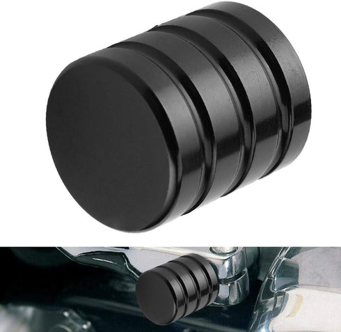 Qiilu Heel Shifter Eliminator, Aluminum Alloy Motorcycle Heel Shifter Level Eliminator Cover Fit for FLHT FLHR FLHX CVO 1980-2019(Black)...