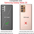 Military Grade Drop Impact for Samsung Galaxy Note 20 Case 360 Metal Rotating Ring Kickstand Holder Armor Heavy Duty Shockproof Case for Galaxy No...