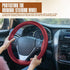 Leather Steering Wheel Cover Lace Up, Stitch On Wrap, Breathable Anti-Slip Car Steering Wheel Protector Universal Fit Max 15 Inch Car Wheels, DIY ...