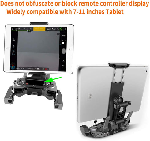 Hanatora 4-11 Inch Tablet Phone Front Holder Mount with Neck Lanyard for DJI Mavic Mini/Mini SE,Mavic 2 Pro/Zoom, DJI Mavic Air/Spark/Mavic Pro/Pl...