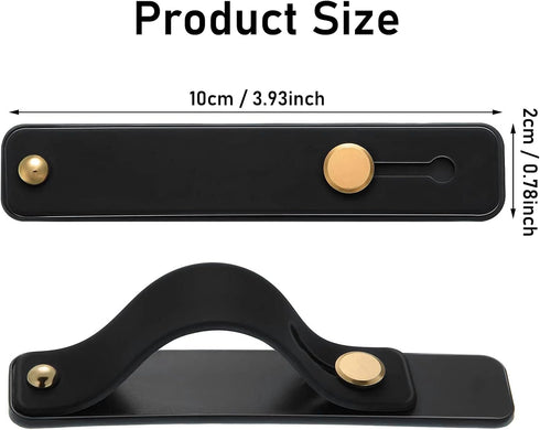 Cobee Phone Loop Finger Holder, 5pcs Phone Grip Straps Silicone Phone Finger Strap Finger Cell Phone Grip Universal Finger Kickstand for Most Smar...