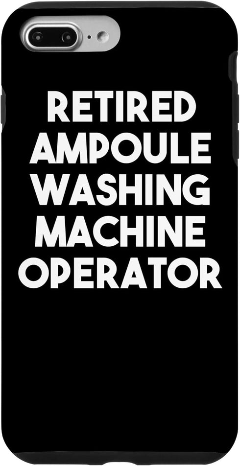 iPhone 7 Plus/8 Plus Retired Ampoule Washing Machine Operator Case...