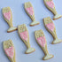 Champagne Glass Cookie Cutter, 4.25" Made in USA by Ann Clark...
