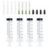 60ml Sterilization Packing Syringe with 14Ga 1.5 Inch Blunt Tip Dispensing Needles and Storage Caps and Needle Caps for Engineered Fluid?Glue Appl...