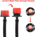 100pcs Drip Irrigation Fittings 360 Degree Adjustable Irrigation Drippers Sprinklers 1/4 Inch Drip Fittings for Watering System...
