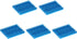 uxcell Electronic Radiators Heatsink for MOS GPU IC Chip Blue 30 x 40 x 5 mm 5pcs...