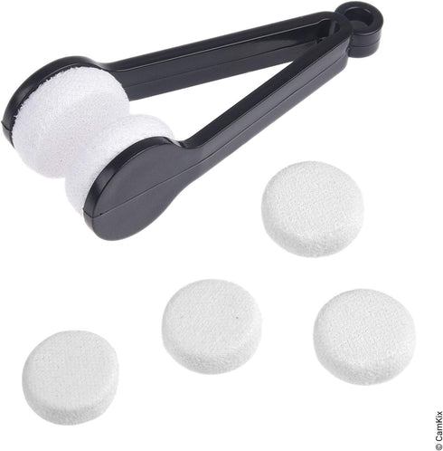 Cleaning Kit for Eyeglasses/Sunglasses - Lens Cleaning Tool with 2 Sets of Spare Pads, Lens Cleaning Spray Bottle, 3 Microfiber Cloths - Quick and...