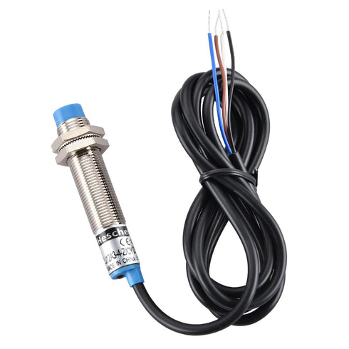 M12 Inductive Proximity Sensor Switch, Non-shield Type, LJ12A3-4-Z/CY, Detector 4mm, 10-30VDC 200mA, PNP NO+NC, 4 Wire...