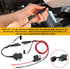 MP0609A 3.1Amp Car Motorcycle USB Port Kit, Waterproof Automatic Battery Charger SAE to USB Adapter Battery Monitor with Switch Control and LED In...