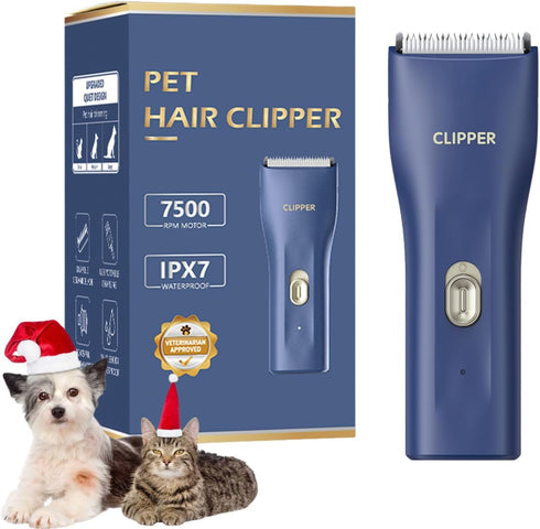 Dog Clippers,Quiet Washable USB Rechargeable Cordless Dog Grooming Kit,Electric Pets Hair Trimmers Shaver Shears for Dogs and Cats...