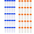 50 Pack 5ml Cryo Tubes?Plastic Graduated Vial Tube with Screw Caps,Small Test Sample Bottles Tubes Container with Lid?PP Material ?with Silica Gel...